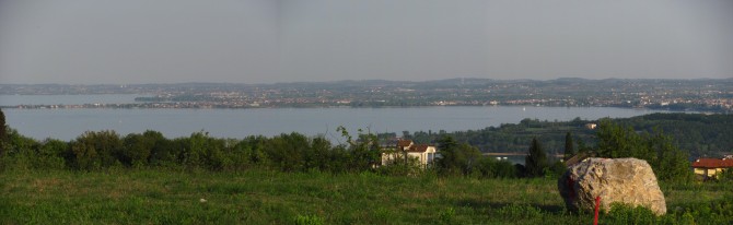 vista dal lotto inedificato - exclusive lake Garda 